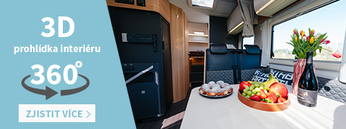 Obytný vůz Adria Matrix Axess 670 SL - virtuální prohlídka interiéru